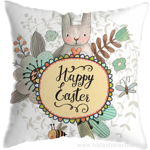 Easter holiday polyester linter printing cushion